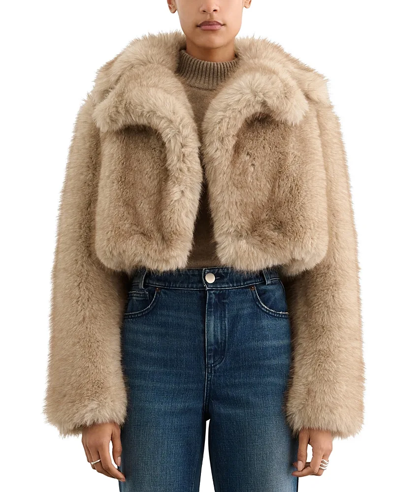 Bellamy Faux Fur Cropped Jacket