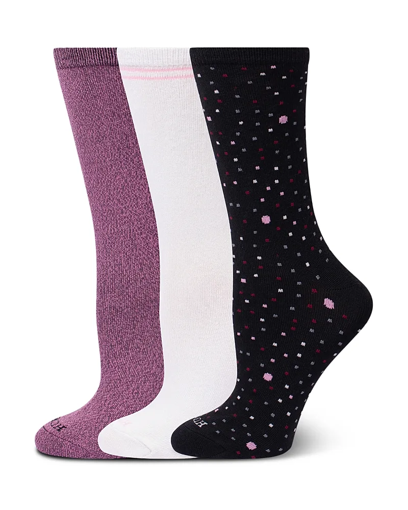 Super Soft Crew Socks, Set of 3 by HUE