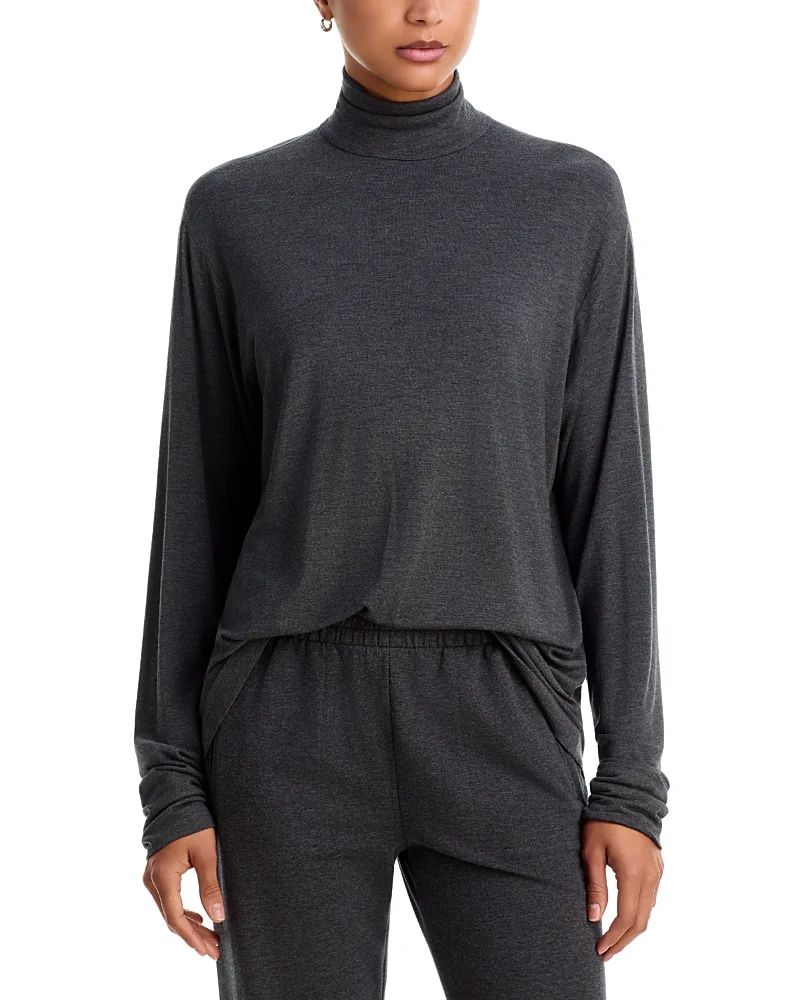 Relaxed Turtleneck Top by Norma Kamali