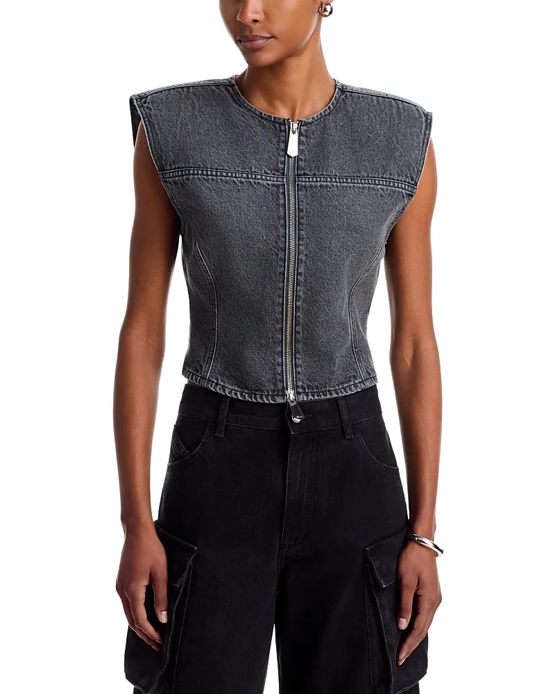 Fate Slim Fit Denim Vest Top by Ksubi
