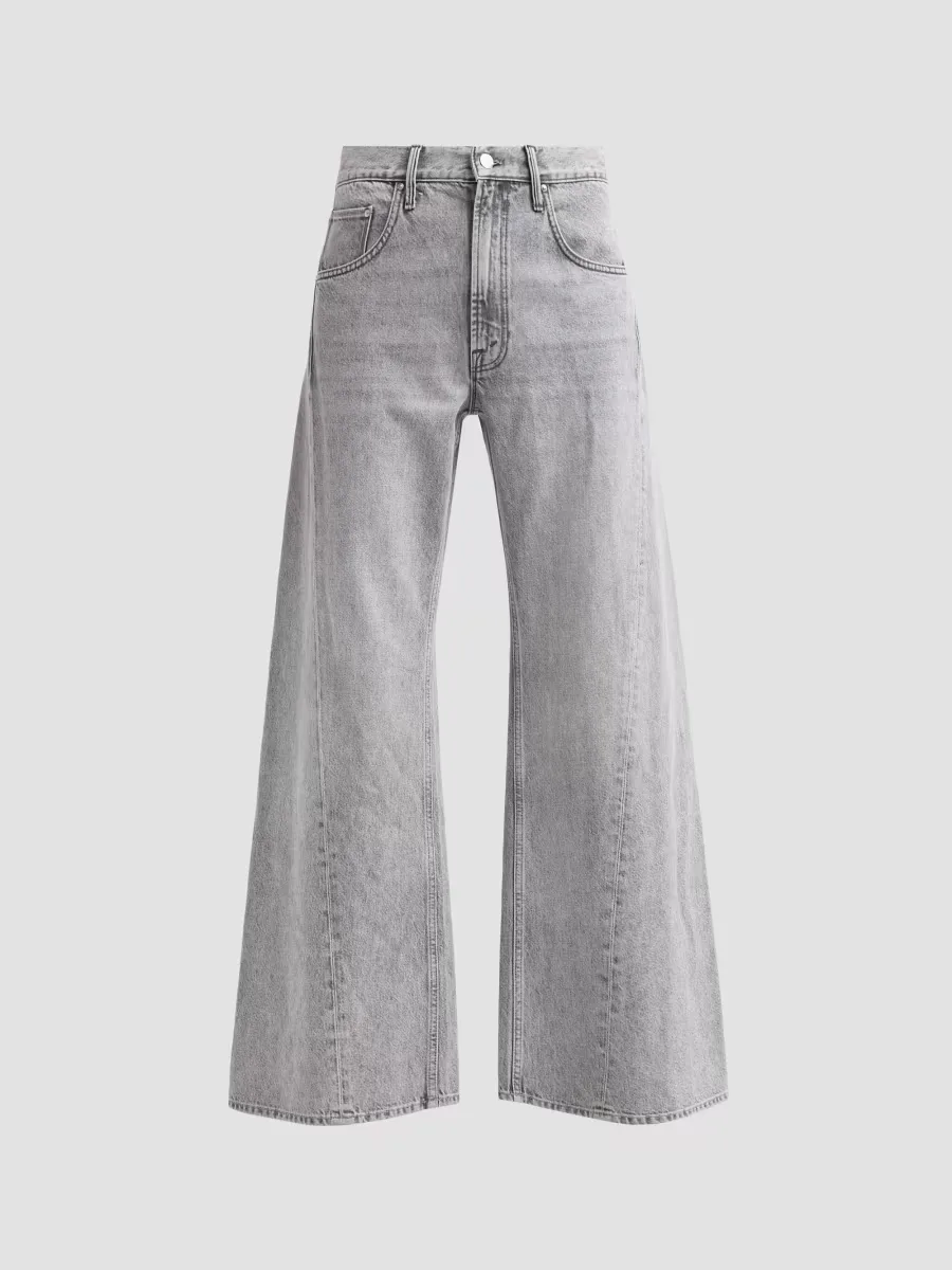 The Lemon Twist Wide-Leg Jeans by MOTHER