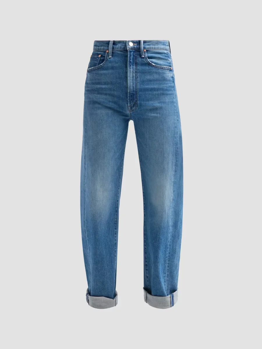 The Half-Pipe Flood Cuff High-Rise Jeans by MOTHER