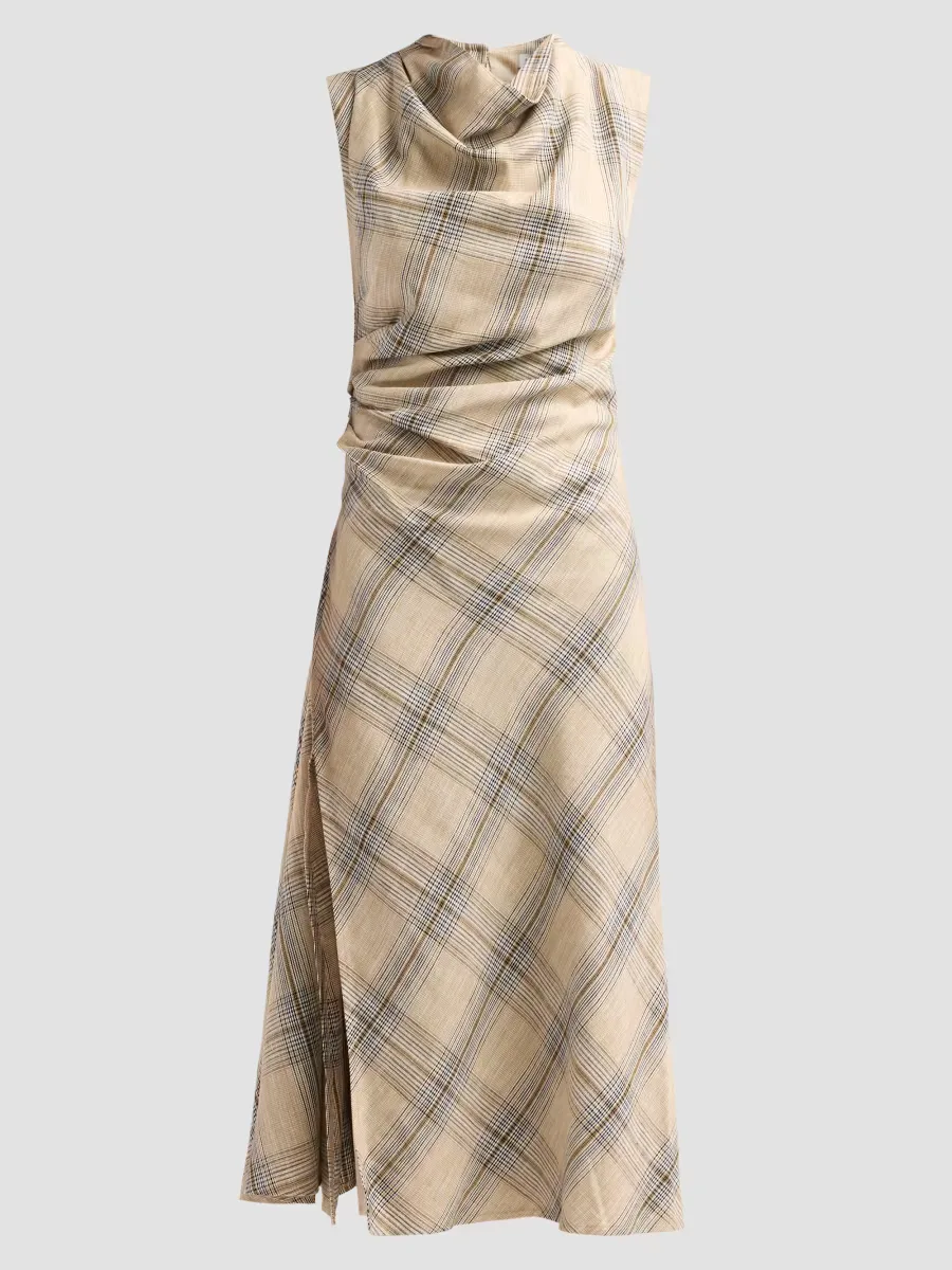 Burke Draped Midi Dress by SIMKHAI