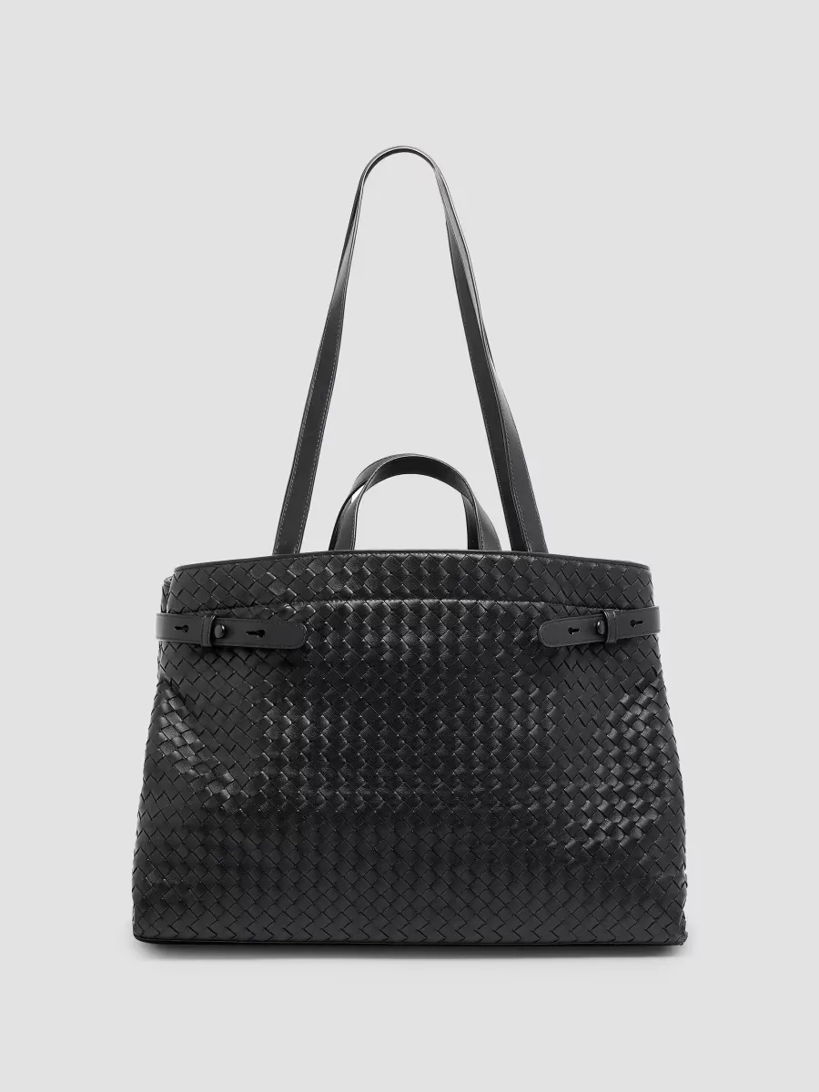 Archive Intrecciato Leather Tote Bag by Bottega Veneta