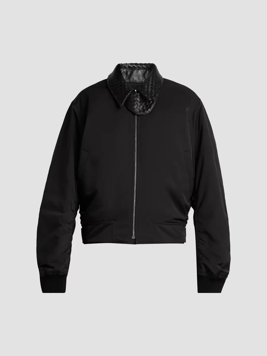 Nylon-Cotton Twill Jacket by Bottega Veneta
