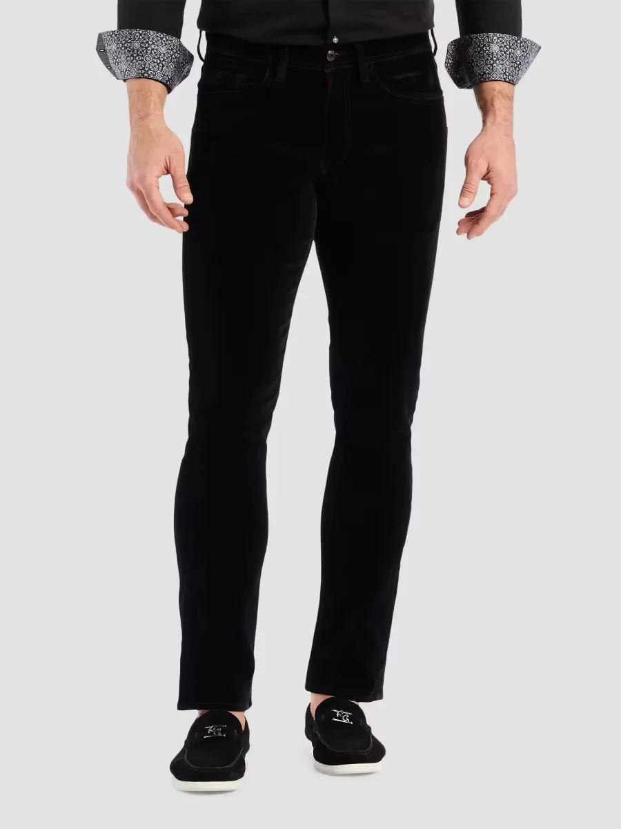 Celestial Velvet Slim-Fit Pants by Robert Graham