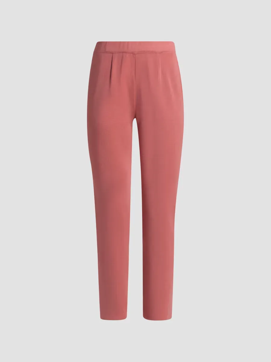 Nancy Mylana Knit Slim-Leg Pants by Misook