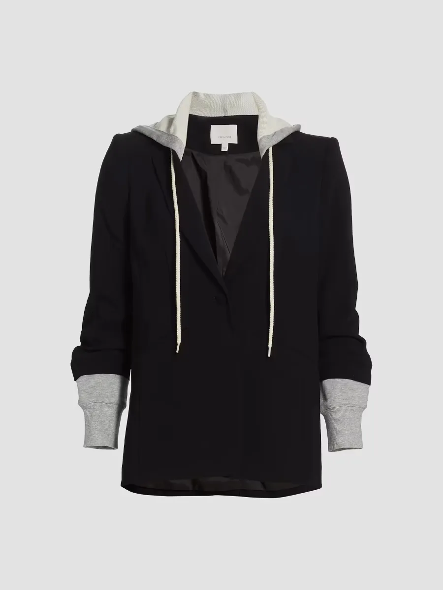 Khloe Hooded Blazer by Cinq  Sept