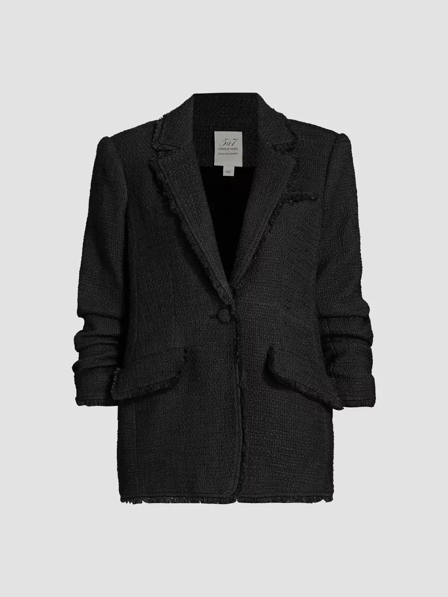Khloe Boucle Blazer by Cinq  Sept