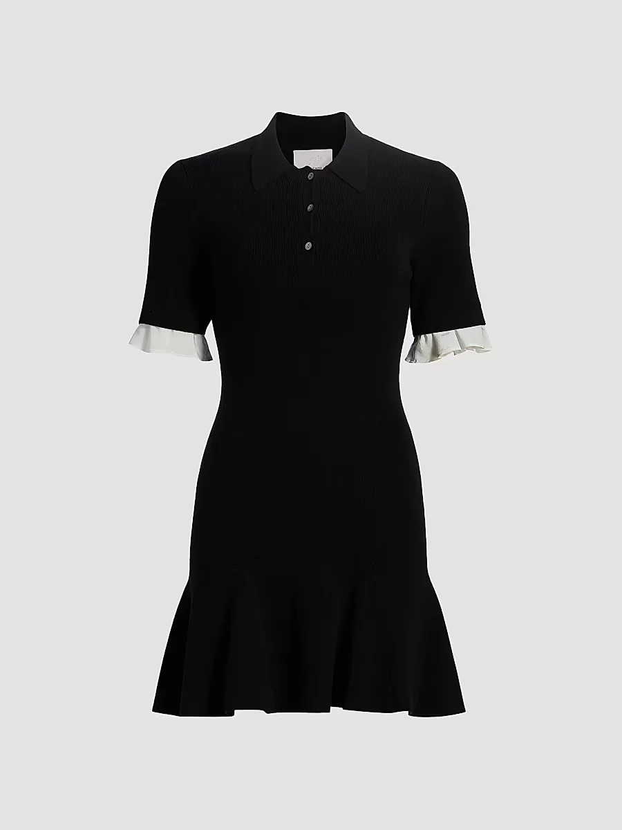 Keaton Knit Polo Minidress