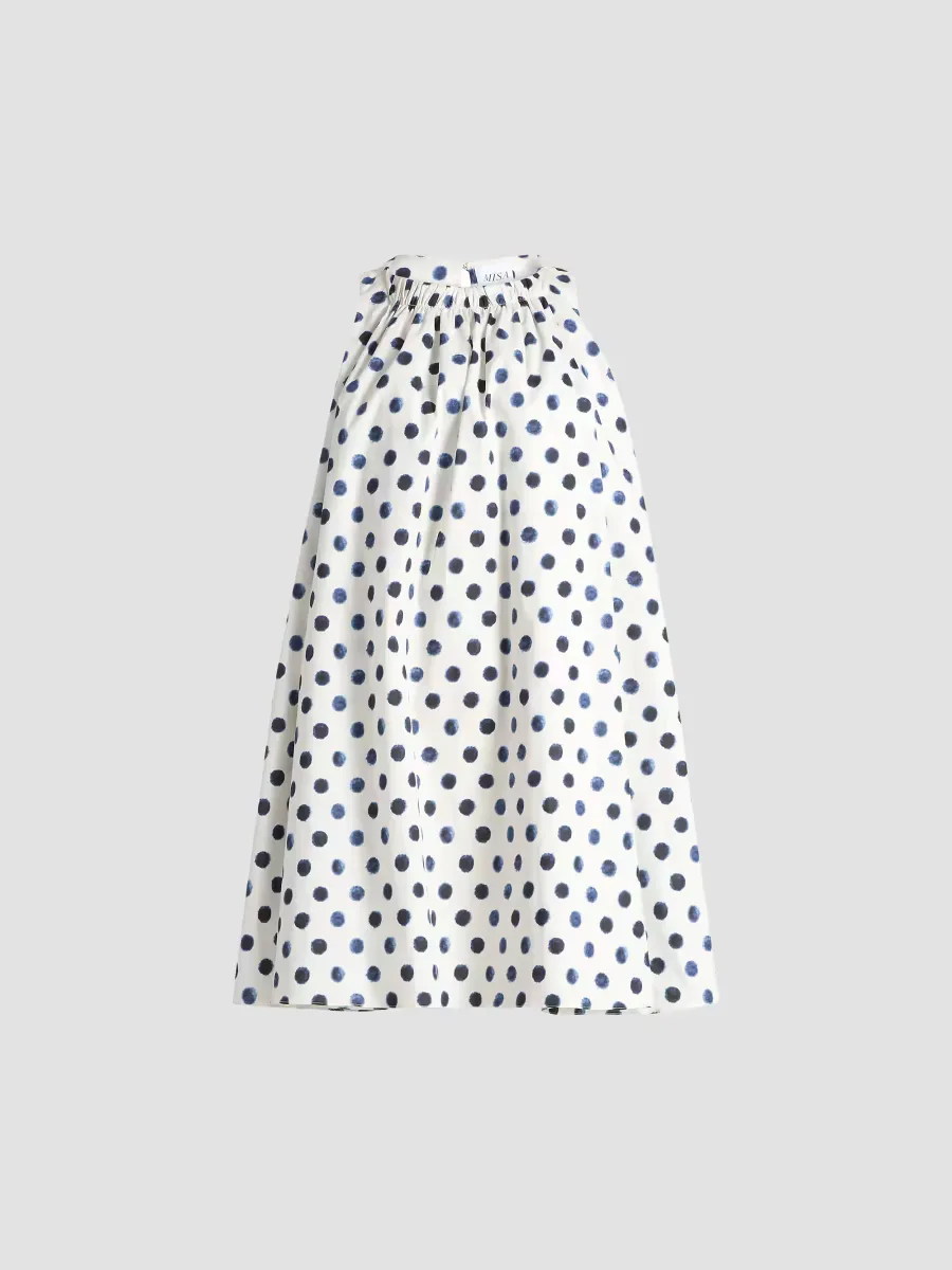 Louisa Polka Dot Minidress by Misa