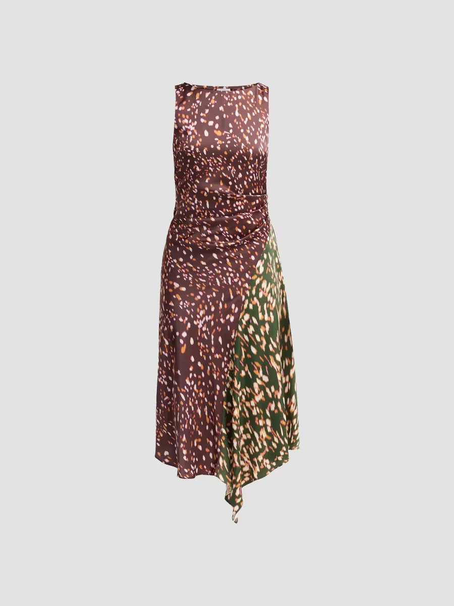 Rohan Printed Midi Dress by Misa