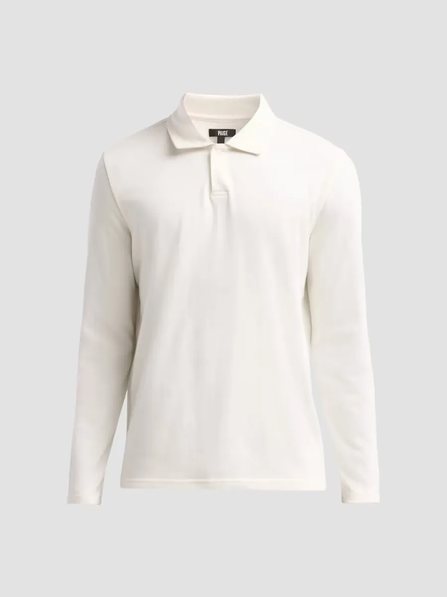 Hammond Cotton-Blend Polo Shirt by PAIGE