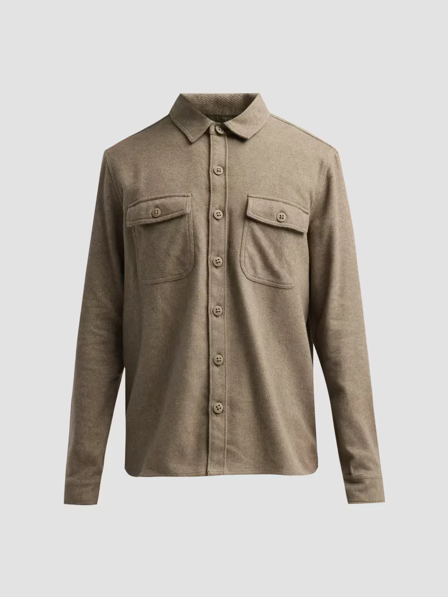 Seymore Brushed Cotton Twill Shirt Jacket by PAIGE