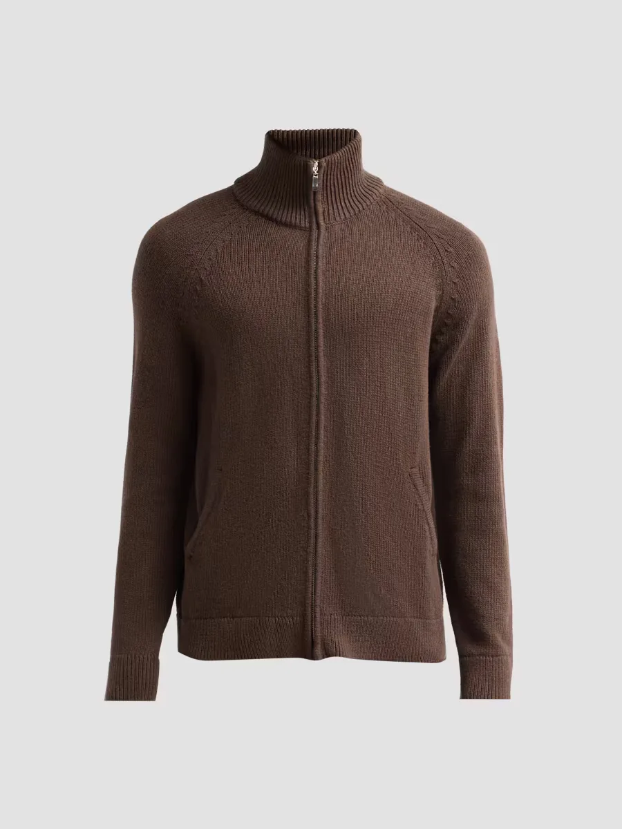 Falberg Zip-Front Sweater by PAIGE