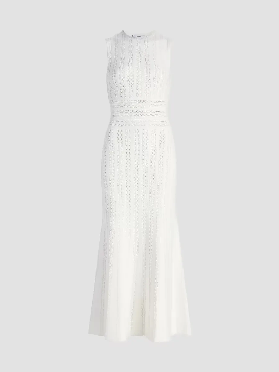 Sloan Compact Jacquard Midi-Dress by Adam Lippes