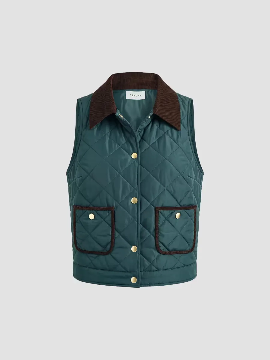 Aida Quilted Vest by SEROYA