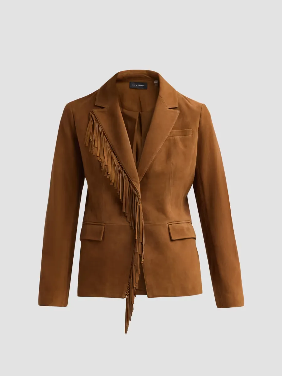 Adeline Suede Jacket by Elie Tahari