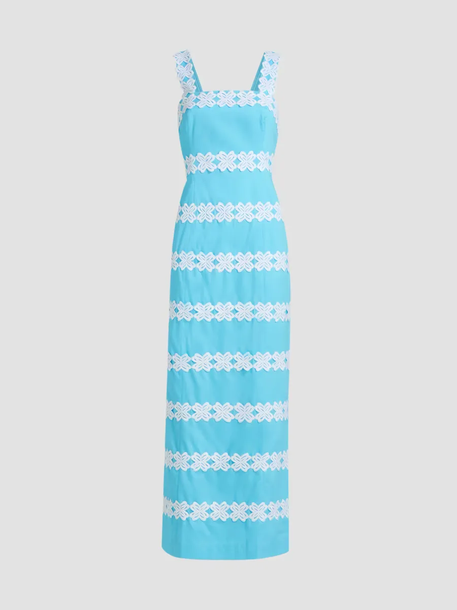 Davis Lace Stripe Maxi Dress by Lilly Pulitzer