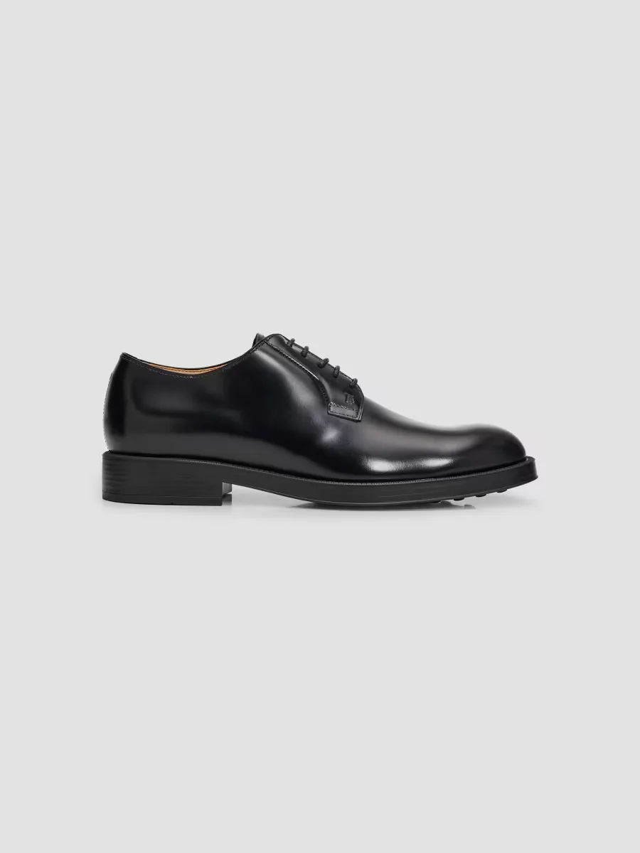 Polished Leather Derbys by Tod's