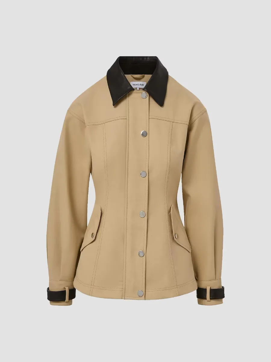 Talla Cotton Jacket by Veronica Beard