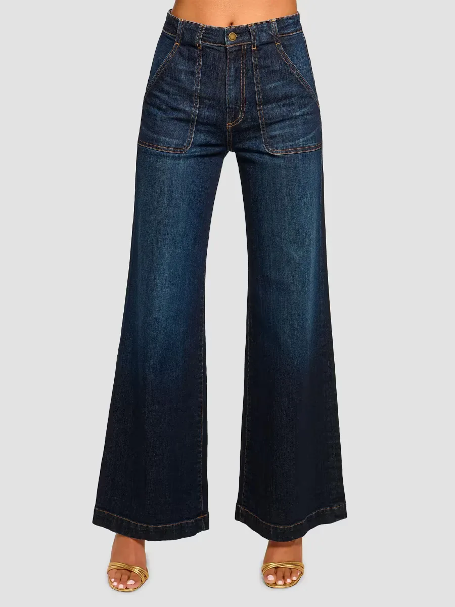 Theodora Wide-Leg Jeans by Ramy Brook