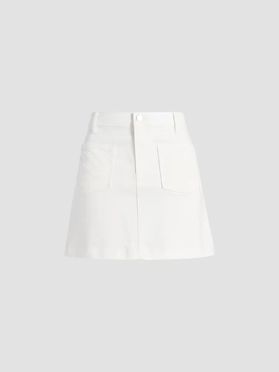 Eileen Denim Miniskirt by Ramy Brook
