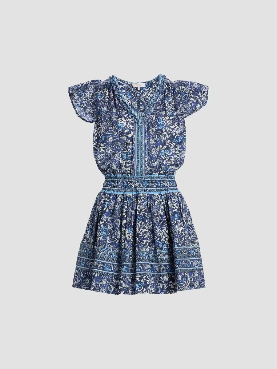 Tahlia Printed Cotton Minidress by Ramy Brook