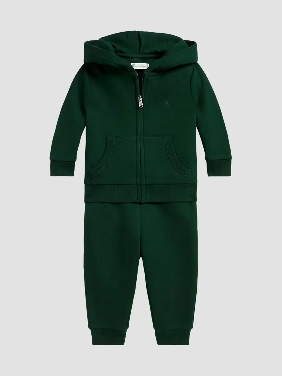 Cotton Fleece Hoodie & Pant Set by Polo Ralph Lauren