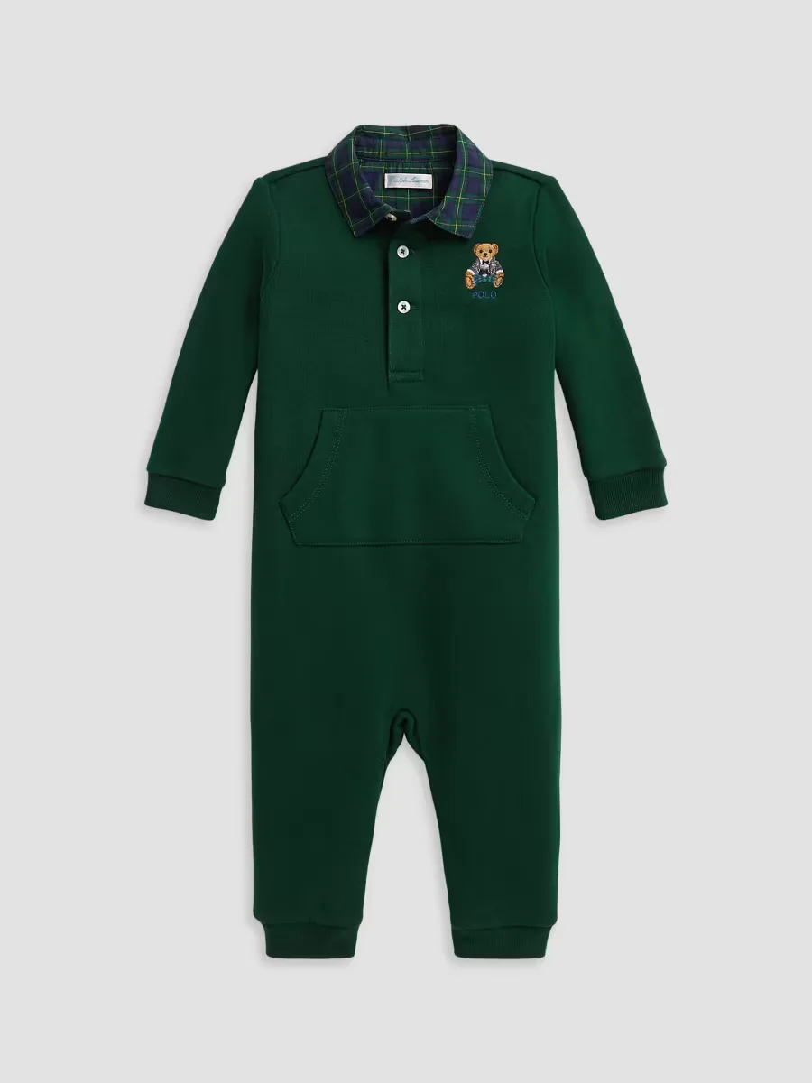 Polo Bear Cotton-Blend Fleece Coverall by Polo Ralph Lauren