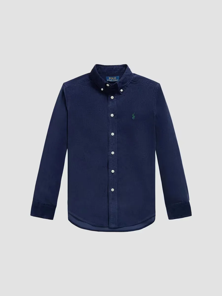 Logo Cotton Corduroy Button-Down Shirt by Polo Ralph Lauren