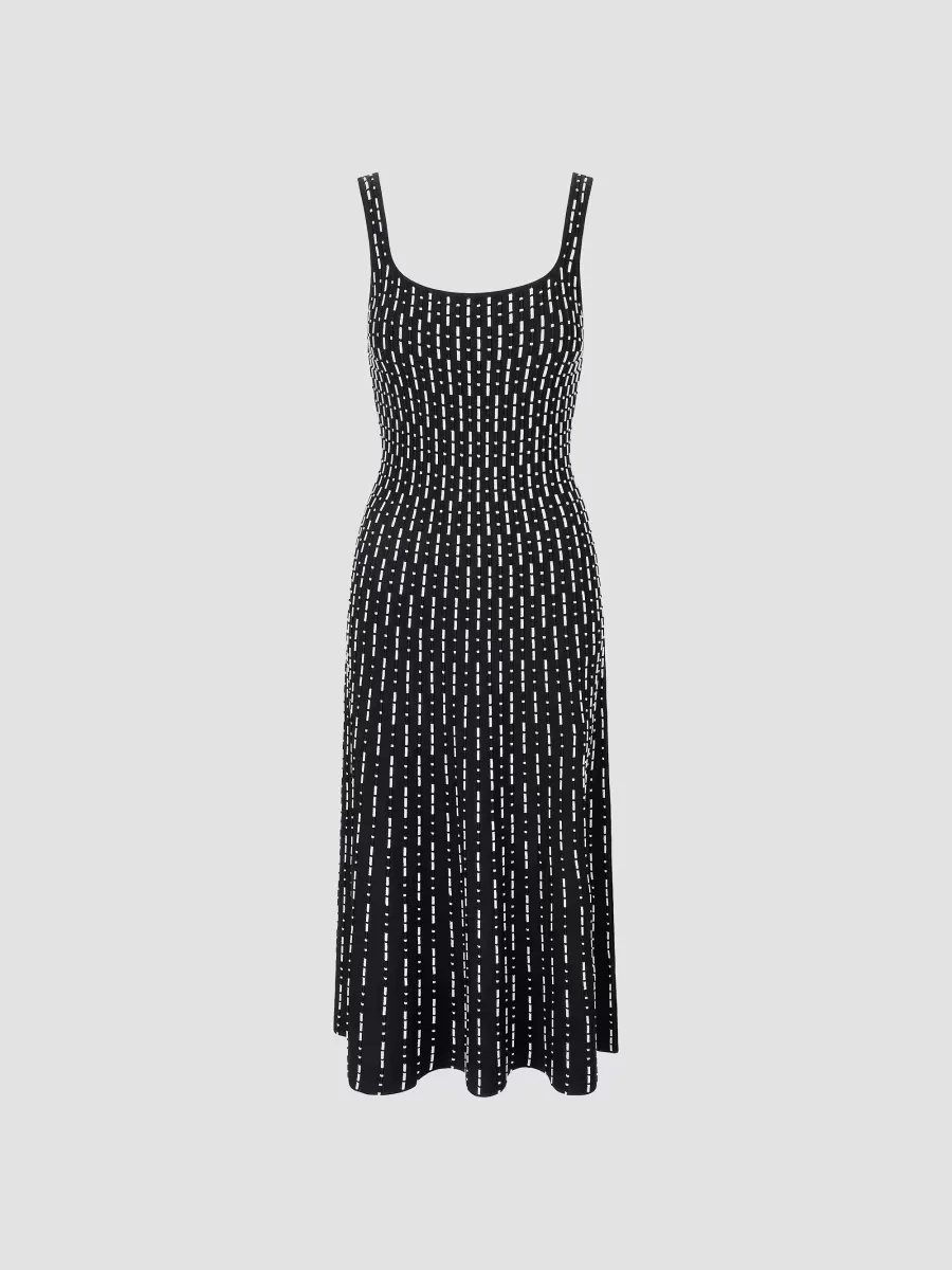 Ellison Printed Tank Midi-Dress by STAUD
