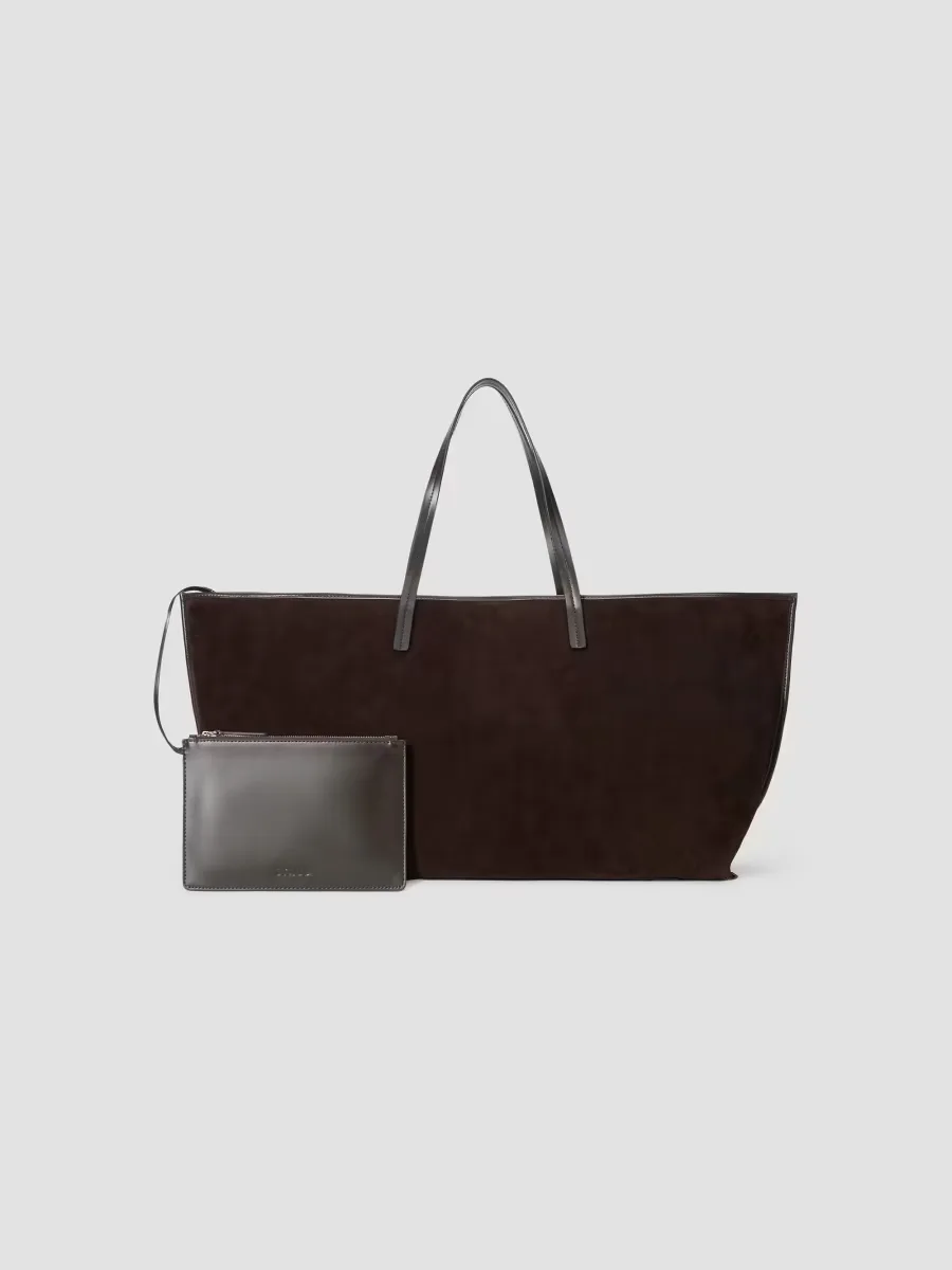 Christos Large Leather Tote Bag by STAUD