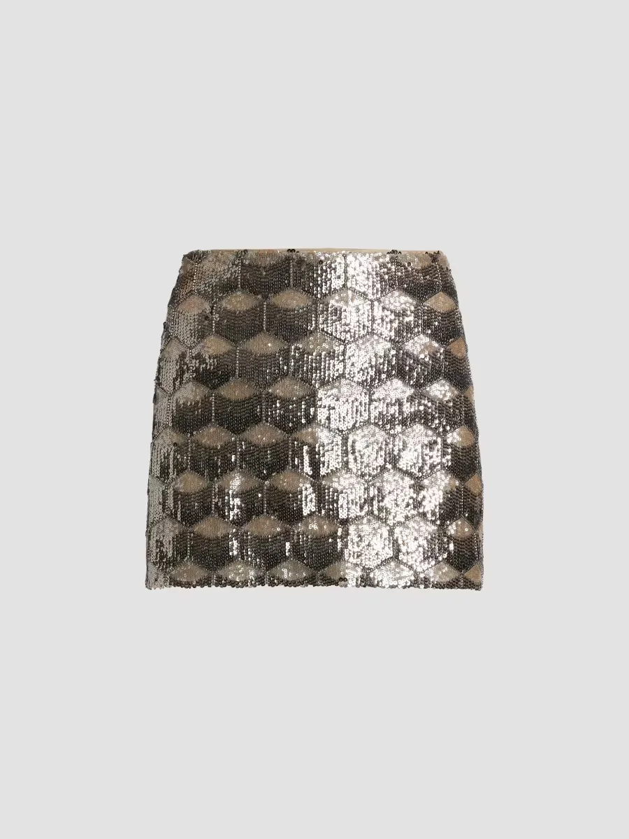 Leroy Embellished Miniskirt by L'AGENCE