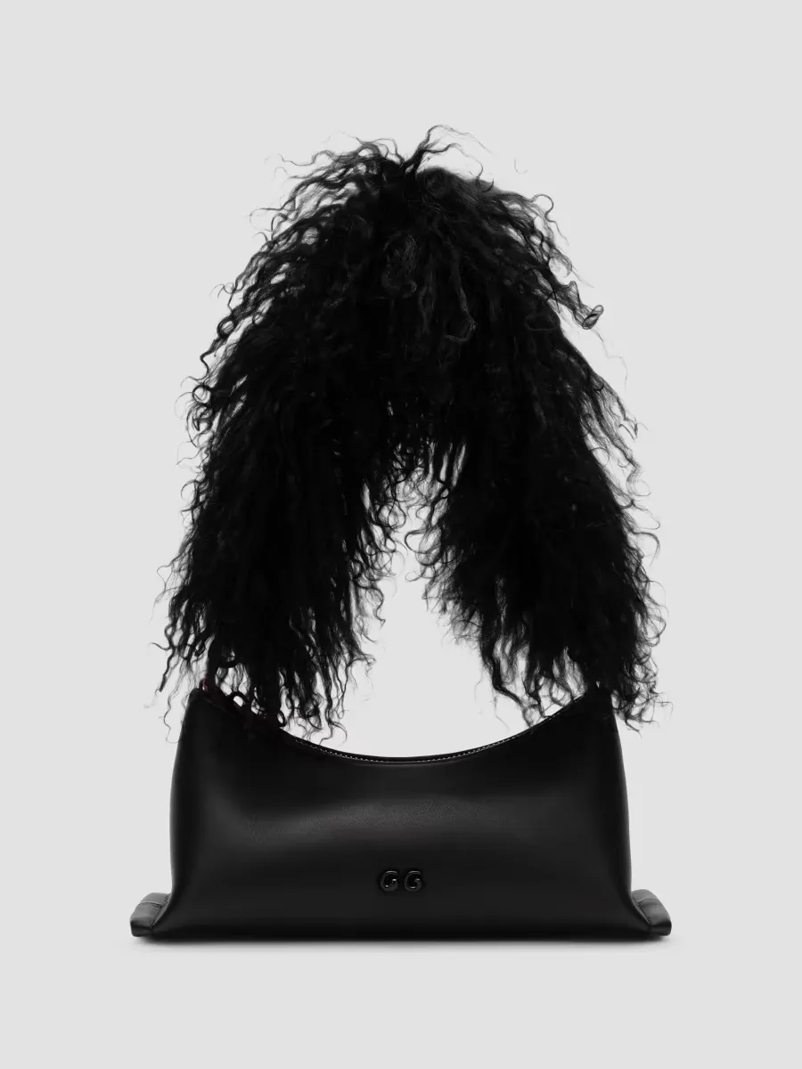 Osa Shearling Shoulder Bag by Cult Gaia