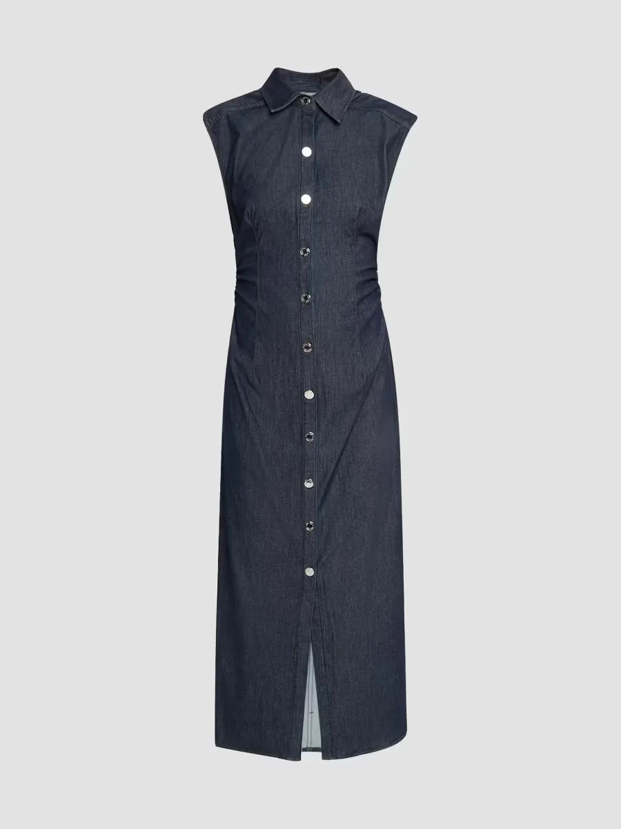 Airflex Leah Denim Midi-Dress by rag & bone
