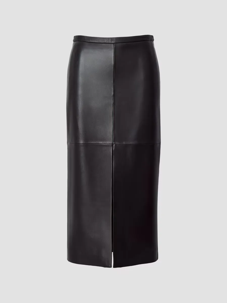 Bessie Leather Midi Skirt by rag & bone