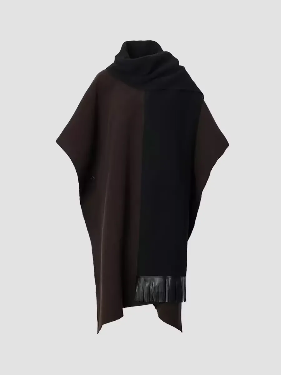 Brooke Wool Scarf Poncho by rag & bone