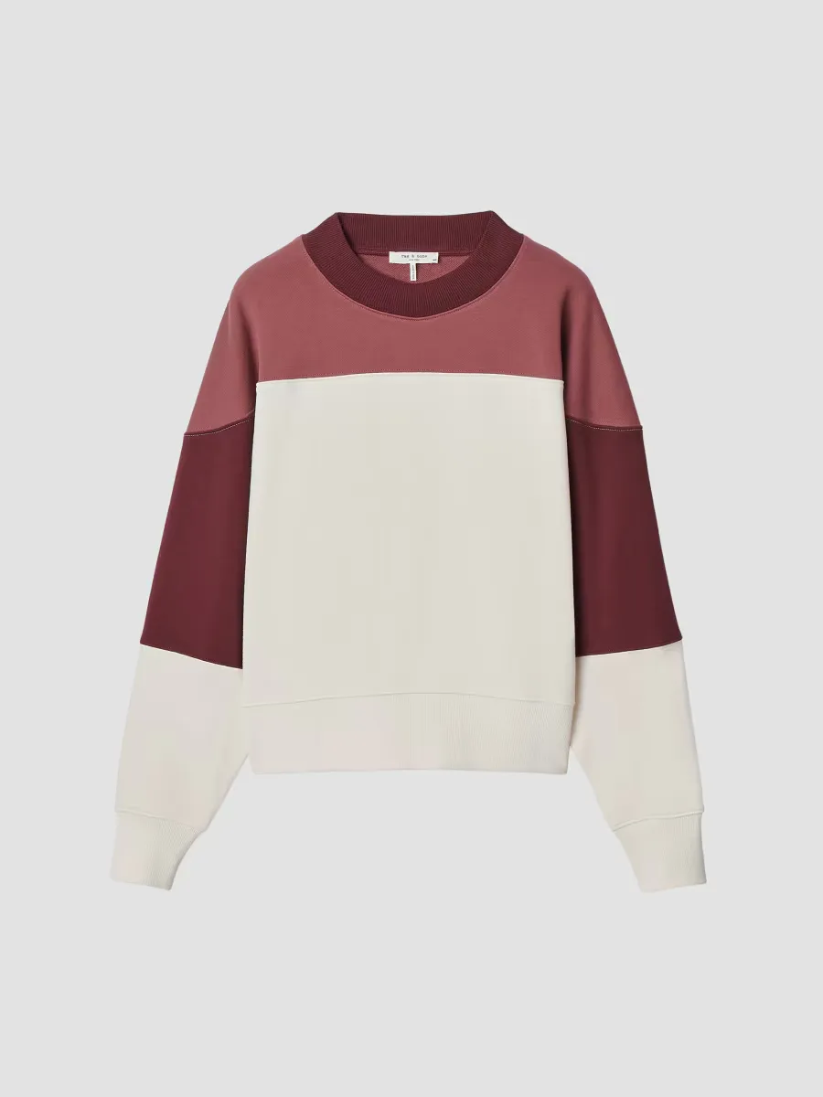 The Everyday Terry Seamed Sweatshirt by rag & bone