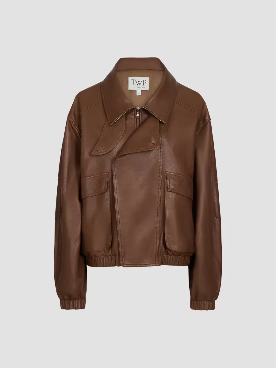 Hunter Leather Jacket by TWP