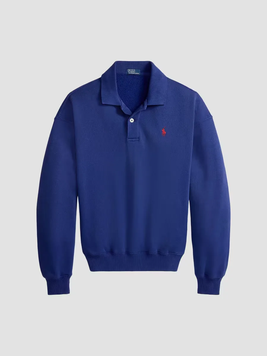 Cotton-Blend Polo Sweatshirt by Polo Ralph Lauren