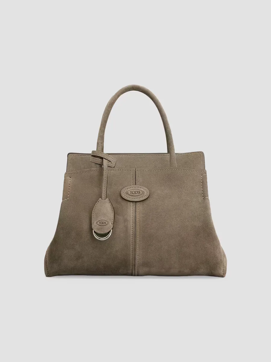 Small Suede Shopper Tote Bag by Tod's