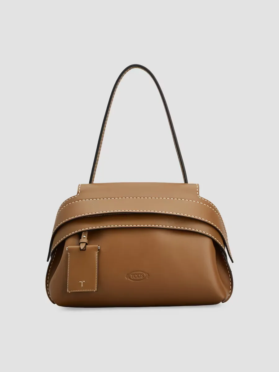 Wave Small Leather Shoulder Bag by Tod's