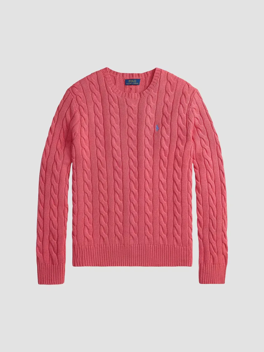 Cable-Knit Roving Cotton Sweater by Polo Ralph Lauren