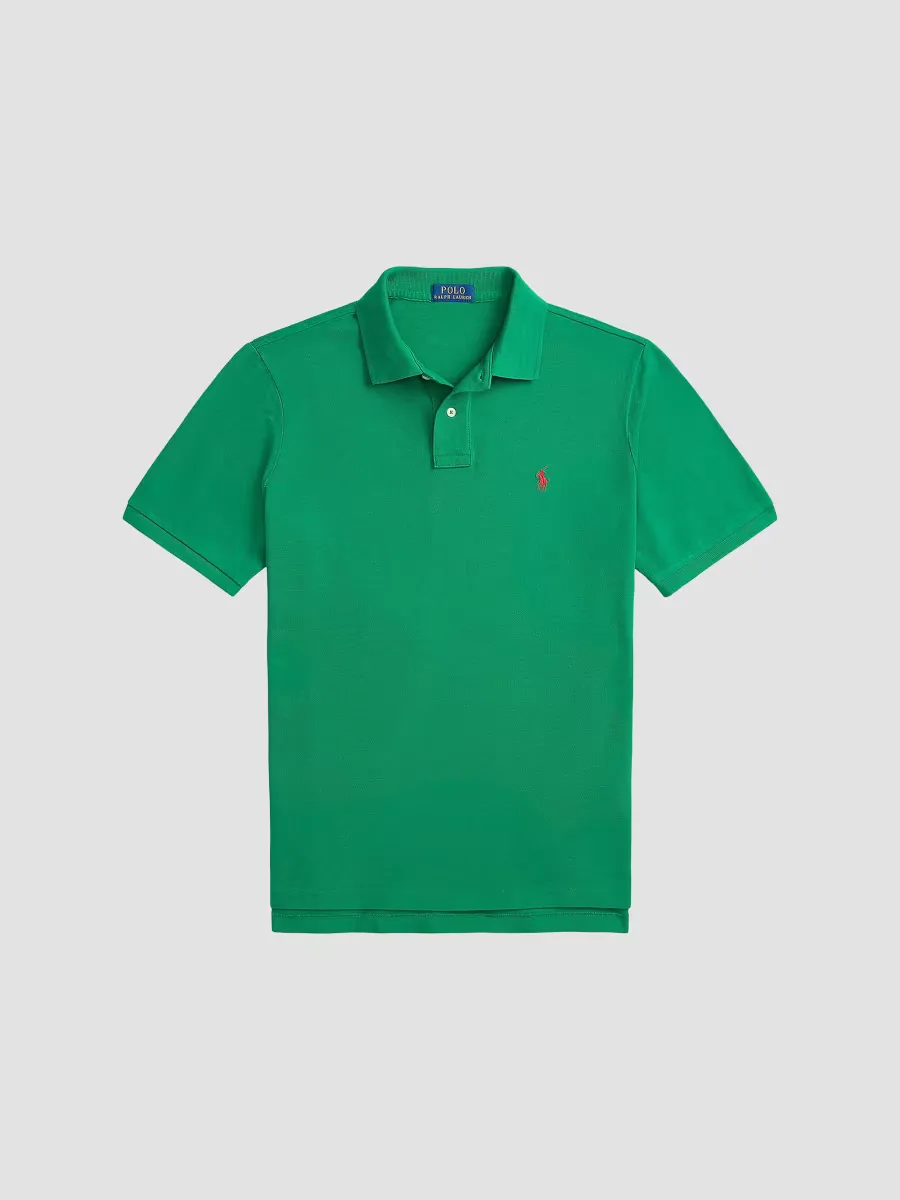 Logo Cotton Mesh Polo by Polo Ralph Lauren