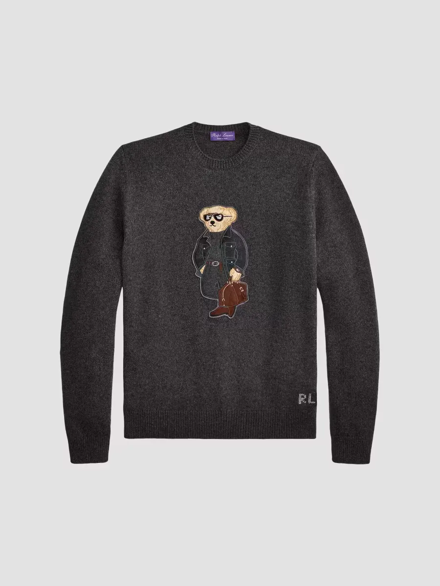 Purple Label Polo Bear Cashmere Sweater by Ralph Lauren