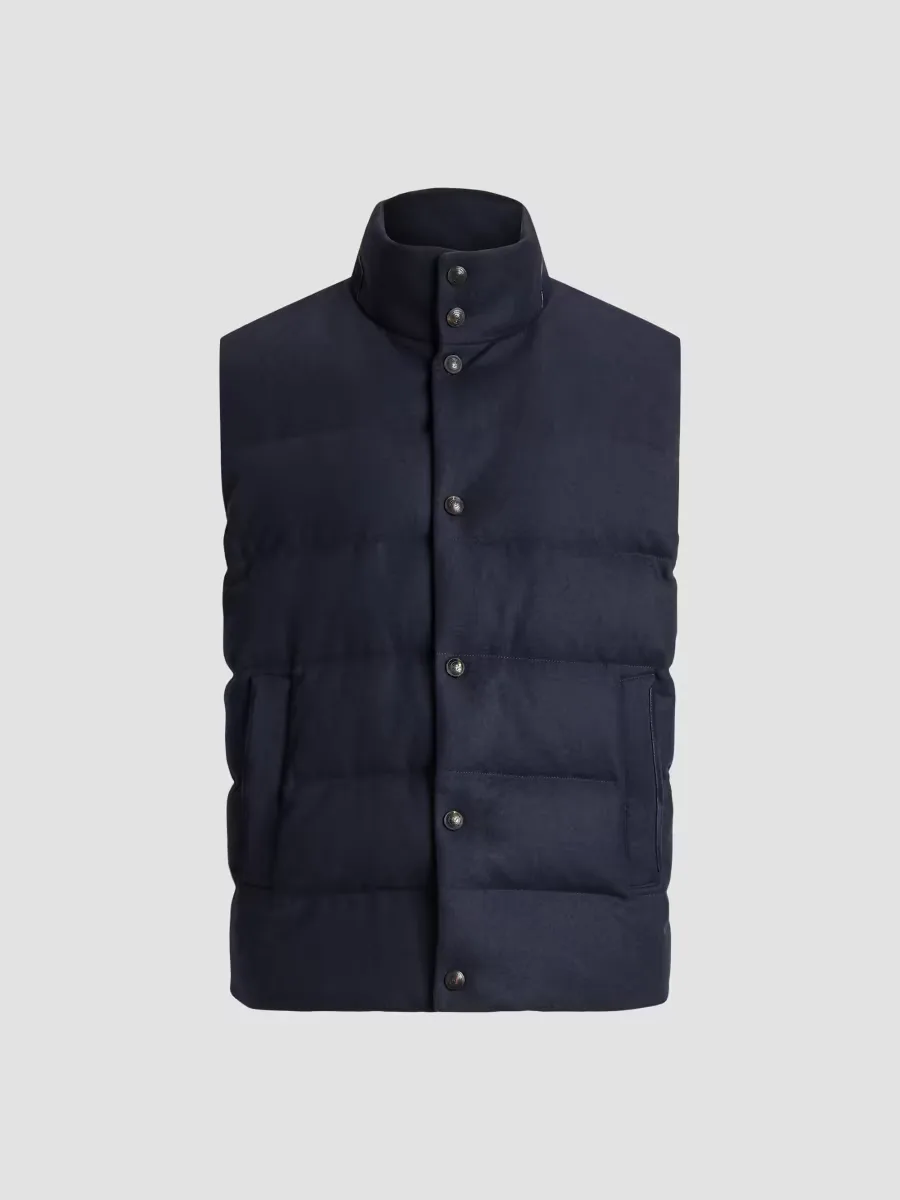 Purple Label Harwick Cashmere-Blend Down Vest by Ralph Lauren