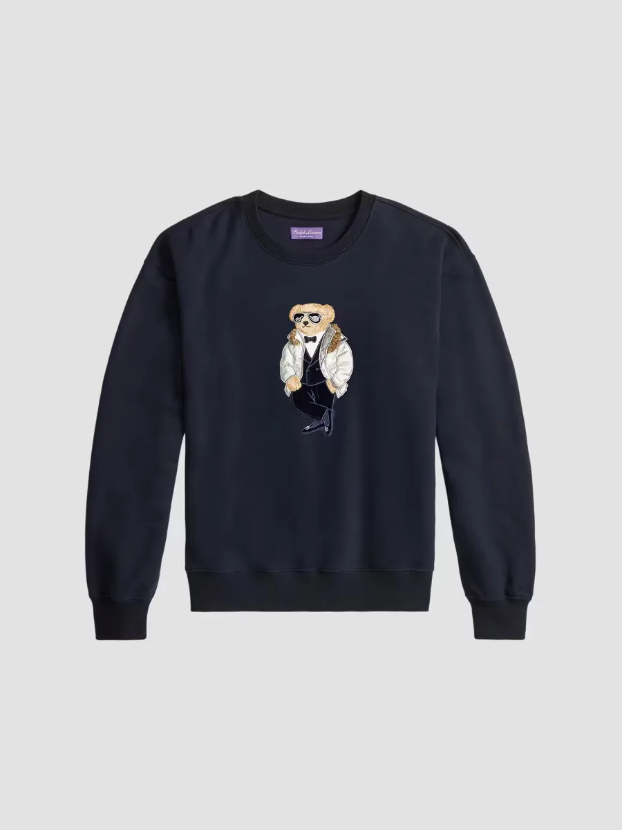 Purple Label Polo Bear Relaxed-Fit Sweatshirt by Ralph Lauren