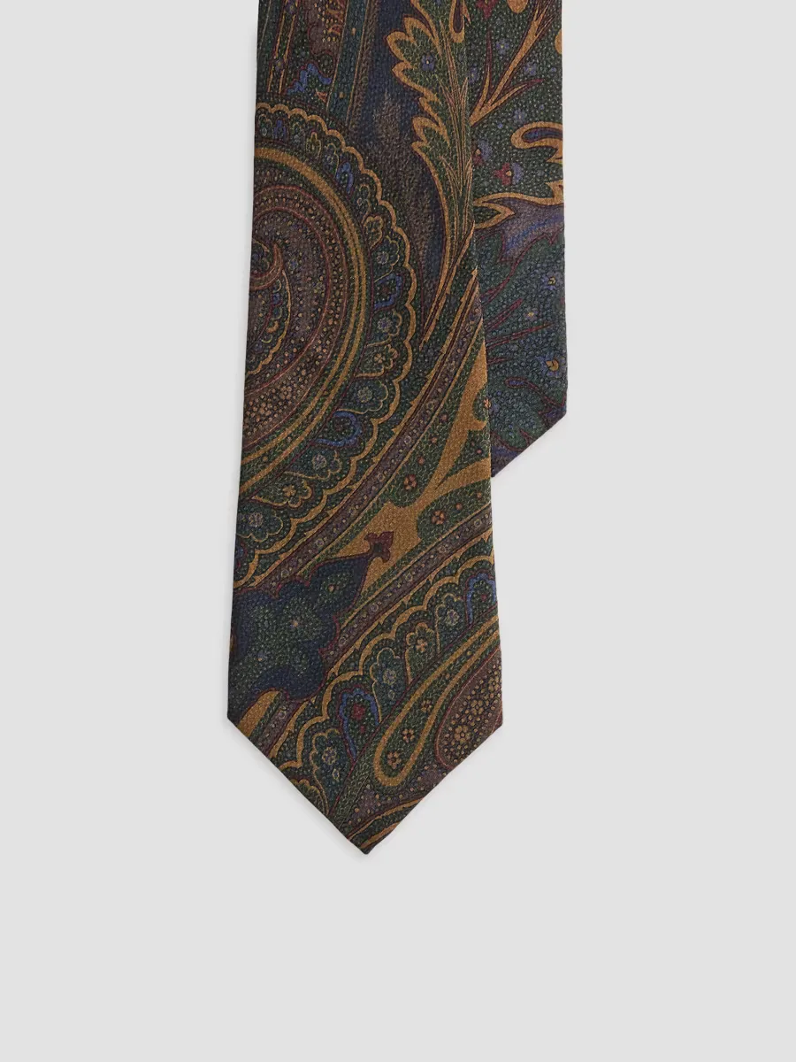 Purple Label Paisley Silk Tie by Ralph Lauren