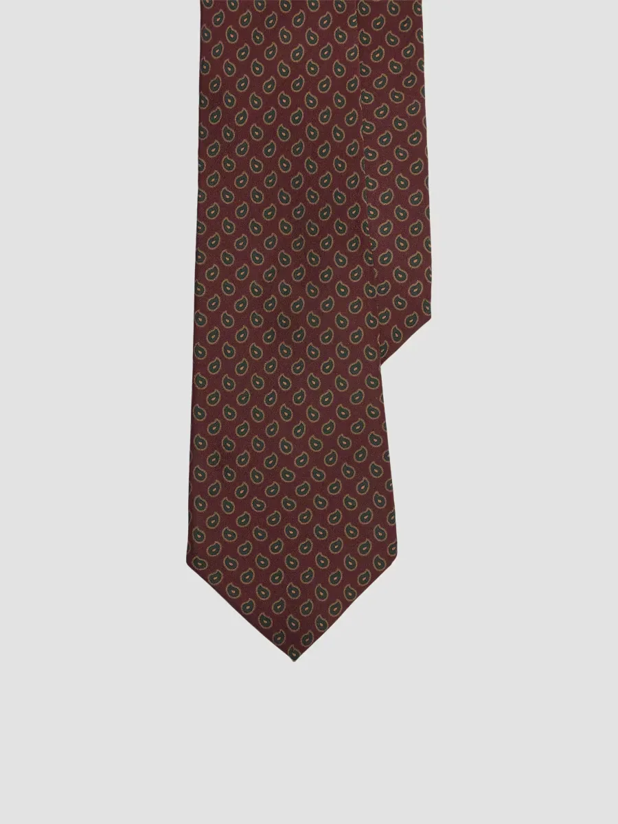 Purple Label Micro-Paisley Silk Tie by Ralph Lauren